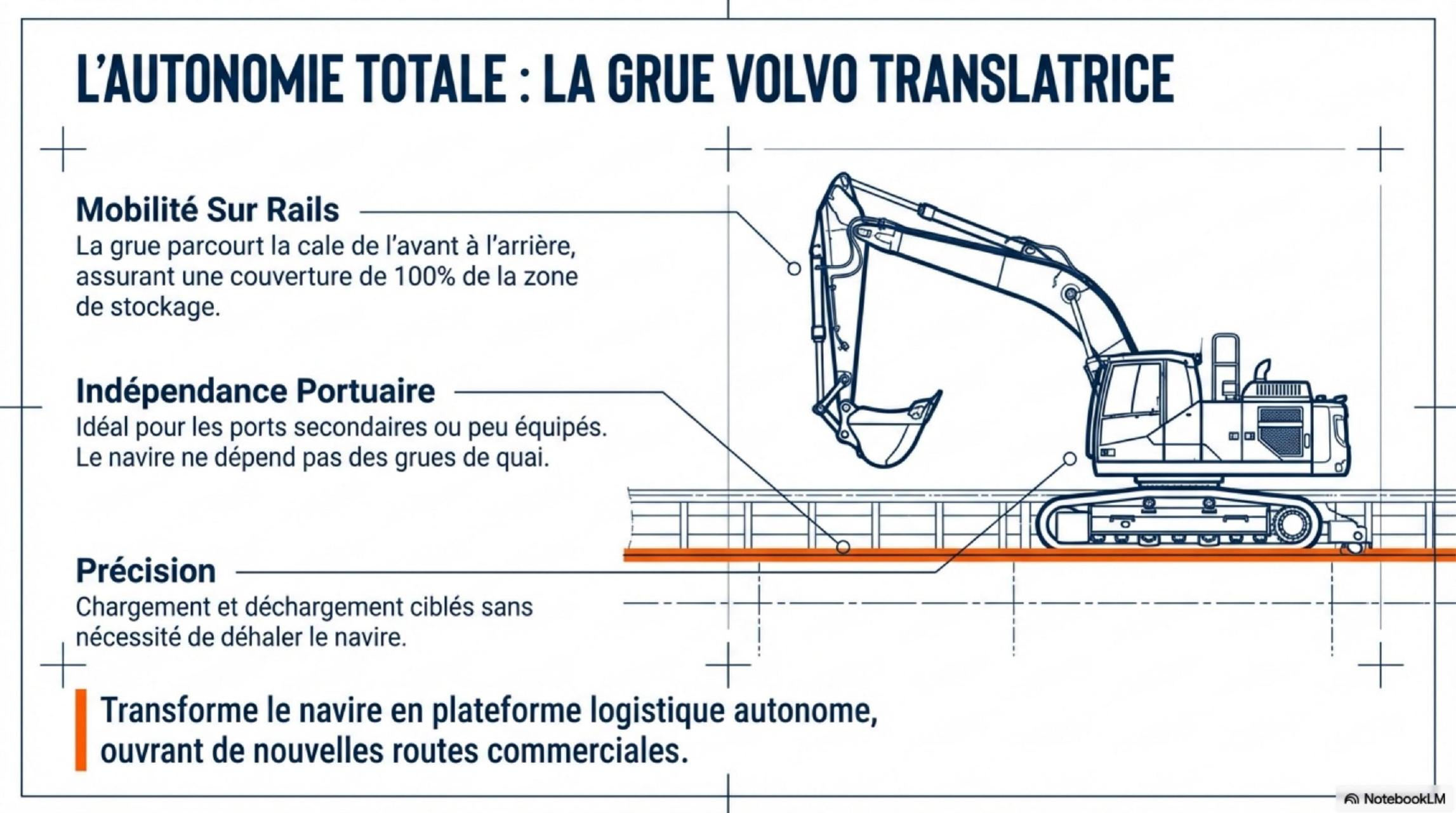 Vue cale cargo mixte